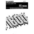 SHARP PC1600 Instrukcja Obsługi