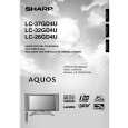 SHARP LC26GD4U Instrukcja Obsługi