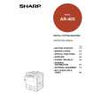 SHARP AR405 Instrukcja Obsługi