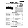 SHARP WF340H/E Instrukcja Serwisowa
