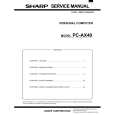 SHARP PC-AX40 Instrukcja Serwisowa