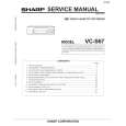 SHARP VC-S67 Instrukcja Serwisowa