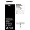 SHARP VC-782S Instrukcja Obsługi