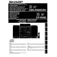 SHARP CPR400 Instrukcja Obsługi