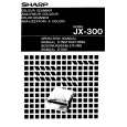 SHARP JX300 Instrukcja Obsługi