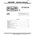 SHARP CD-BA150 Instrukcja Serwisowa